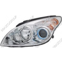 Optica Izda H1+h7 Electrica-C/Motor-Cromada