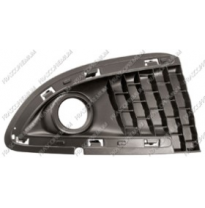 Rejilla Paragolpes Dch  Con Agujero Antiniebla Moldura Gold-P Ypsilon