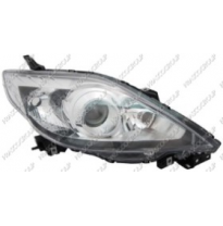 Optica Izda H7+hb3 Electrica-S/Motor-Negra