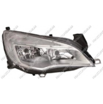 Optica Dcha H7+h7 Electrica-C/Motor-Cromada