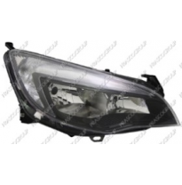 Optica Dcha H7+h7 Electrica-C/Motor-Negra