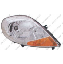 Optica Der H4 Electr.-C/Piloto  Ambar-C/Motor