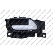Manecilla Interior Delantera/Trasera Derecha-Con Palanca Plata-Escudo Negro Peugeot 208 2012-&gt;