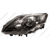 Optica Izda H7+h7 Electrica-Con Motor-Negra