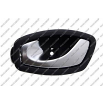 Manecilla Interior Delantera/Trasera Izquierda-Con Palanca-Cromada-Escudo Negro Renault Laguna 2007-&gt;