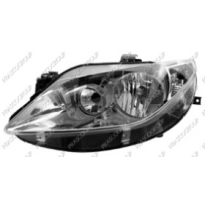 Optica Izda H7+h7 Electr.-Con  Motor-Cromada