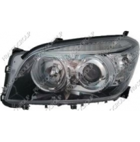 Optica Izda H11+hb3 Elect.-Negra-Con Motor