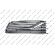 Rejilla Derecha Paragolpes-Negra-Sin Agujeros Antiniebla-Con Moldura Cromada Volkswagen Polo 2014-&gt;