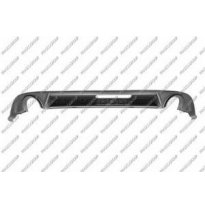Spoiler Paragolpes Trasero-Negro/Granulado-Con Escape Derecho/Izquierdo Volkswagen Golf Vii Gti 2017-&gt;