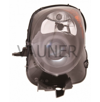 Alfa Mito 09-*Faro Dch Con Regulacion Electrica H7+h7 Interior Negro