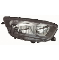 Iveco Daily 14-*Faro Dch Con Regulacion Electrica Con Motor H7/H1 Interior Negro