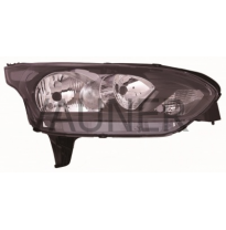 Ford Transit Connect 14-*Faro Izq Con Regulacion Electrica Con Motor(Interior Negro)