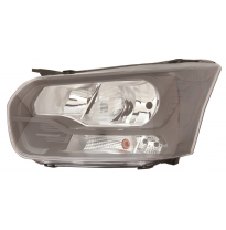 Ford Transit 14-*Faro Izq Con Regulacion Electrica Con Motor Interior Negro (H7/H15/Py21w/W5w)