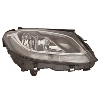 Mercedes C W205 14-*Faro Dch Con Regulacion Electrica Con Motor Interior Negro (H7/H7/Pwy24w/Led)