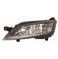 Peugeot Boxer 14-*Faro Izq Con Regulacion Electrica Con Motor Interior Negro H7/H7