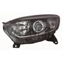 Renault Captur 13-*Faro Izq Con Regulacion Manual/Electrica Con Motor Interior Oscuro H1/H1