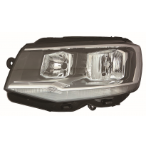 Vw Transporter 16-*Faro Izq Con Regulacion Electrica Con Motor Interior Negro H7/H7/Pwy24w/W21w/W5w