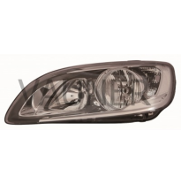Volvo S60/V60 13-*Faro Izq Con Regulacion Electrica Con Motor H7/H9 Led Interior Negro