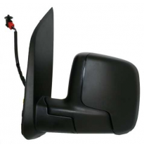 Citroen Nemo/Bipp/Fio 08-*Retrovisor Izq Electrico Termico Negro Convexo