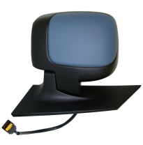 Fiat Scudo/Jum/Exp 2007-*Retrovisor Izq Electrico Calefactado  Para Pintar Abatible Electricamente Convexo (2 Cristales)