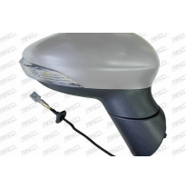 Retrovisor Derecho Electrico-Termico-Imprimado-Con Piloto-Abatible-Asferico/Cromado