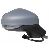 Ford Fiesta 17-*Retrovisor Dch Electrico Para Pintar Convexo Calefactado Abatible Electricamente Con Intermitente L/Cort 12pin