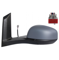 FORD TRANSIT CONNECT 2018.06-*RETROVISOR IZQ ELECTRICO TERMICO ASFERICO ABATIBLE ELECTRICAMENTE PARA PINTAR 7PIN