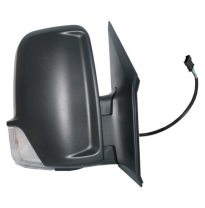 Mercedes Sprinter/Lt/Crafter 09-*Retrovisor Dch Electrico Con Piloto Convexo(Brazo Corto)6pin