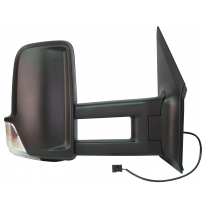 Mercedes Sprinter/Lt/Crafter 09-*Retrovisor Dch Electrico(Termico)Con Piloto Convexo(Brazo Largo)6pin