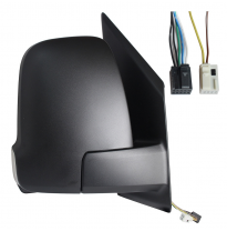 MERCEDES SPRINTER 2018.02-*RETROVISOR DCH ELECTRICO NEGRO TERMICO ABATIBLE ELECTRICAMENTE CON PILOTO 5+2+2PIN BRAZO CORTO