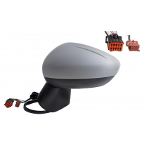 Opel Crossland X 2017.04- * Retrovisor Izq Electrico Termico Para Pintar Abatible Electricamente Convexo Con Sensor Angulo Muer