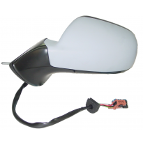 Peugeot 407 04-*Retrovisor Izq Electrico Calefactado Abatible Electricamente  Para Pintar Convexo Azul