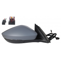 Skoda Superb Iii 2015.03-*Retrovisor Dch Electrico Para Pintar Con Piloto Convexo Termico 6pin