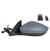 Skoda Superb Iii 2015.03-*Retrovisor Izq Electrico Para Pintar Abatible Electricamente Con Piloto - Con Luz De Cortesia - Convex