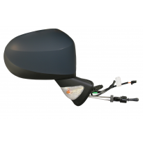 Renault Modus 08-*Retrovisor Dch Manual Con Piloto  Para Pintar Con Sensor De Temperatura Convexo 4pin