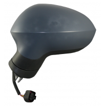 Seat Leon 09-*Retrovisor Izq Electrico Ectrico Negro Convexo 3pin