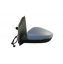 Vw Polo 09-*Retrovisor Izq Manual Con Piloto  Para Pintar Asferico Conector Rectangular