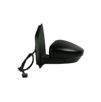 Vw Polo 09-*Retrovisor Izq Electrico Con Piloto Asferico Termico Conector Rectangular