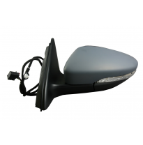 Vw Jetta 11-*Retrovisor Izq Electrico Calefactado Abatible Electricamente Con Piloto Con Luz De Cortesia  Para Pintar Asferico 9