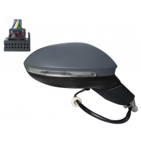 VW GOLF VIII 2019.07-*RETROVISOR DCH ELECTRICO TERMICO CONVEXO CON PILOTO CON MEMORIAS CON LUZ DE CORTESIA 11PIN