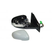 Volvo V40 12-*Retrovisor Dch Electrico Calefactado - Con Piloto Grande -Abatible Electricamente Para Pintar Asferico 8pin(B/Bril