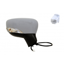 NISSAN MICRA K14 2016.12-*RETROVISOR DCH ELECTRICO PARA PINTAR CONVEXO CON PILOTO 5PINS