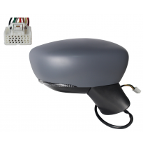 NISSAN MICRA K14 2016.12-*RETROVISOR DCH ELECTRICO TERMICO CONVEXO ABATIBLE ELECTRICAMENTE CON PILOTO 9PINS