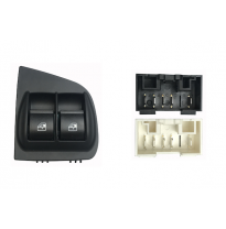 Fiat Doblo 05-*Interruptor Completo Puerta Delanter. Izq(2 Botones)10pin