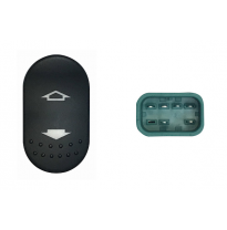 Ford Focus 98-*Boton Elevalunas Delantero  Dch Sin Sistema Confort 6pin