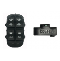 Ford Focus 98-*Interruptor Puerta Delantero  Izq(4 Botones) 11pin