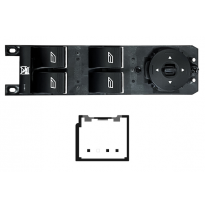 FORD FOCUS/C-MAX/B-MAX/FIESTA 2011.01-*INTERRUPTOR COMPLETO PUERTA DELANTERA IZQ (4 BOTNES)3PIN