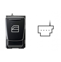 Mcc Smart Fortwo 07-*Boton Elevalunas Delantero  Dch 4pin