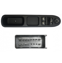 Peugeot 207/Picas 06-*Interruptor Completo Puerta Delanter. Izq Con Sistema Confort + Retrovisor (2 Botones)13pin