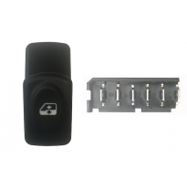 Renault Clio/Meg/Sc 98-*Bot Elevalunas Delanter. Izq Negro (Clio)Delanter. Dch(Megane/Scenic)6pin